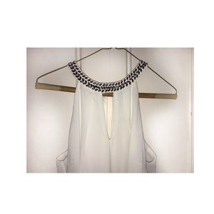 White Sheer Cocktail Dress